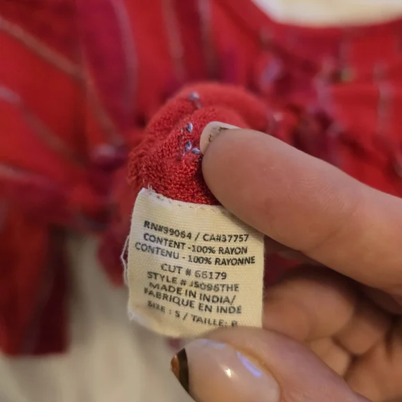 Billabong The Heart Seas Striped Red Top - Picture 11 of 11